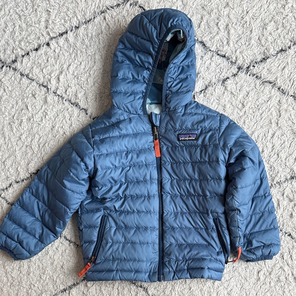 Patagonia Kids Baby Reversible Down Sweater Puffer Jacket